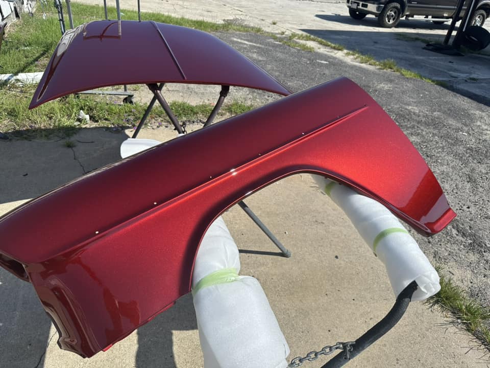 Chrysler High Octane Red Pearl Basecoat Car Parts