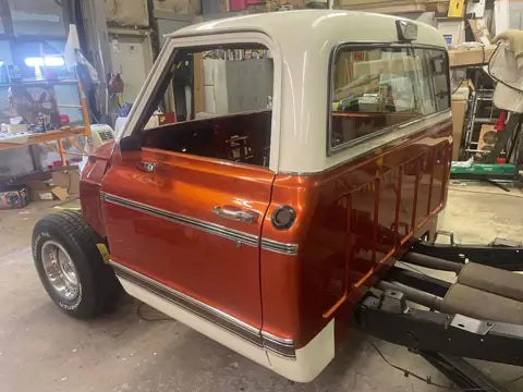 shacktop orange chevrolet c10