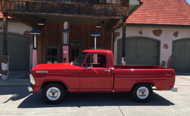 Candy Apple Red 1972 Ford F100