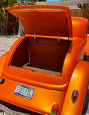 Sunkist Orange Pearl car trunk