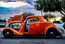 sunkist orange pearl 1934 ford coupe
