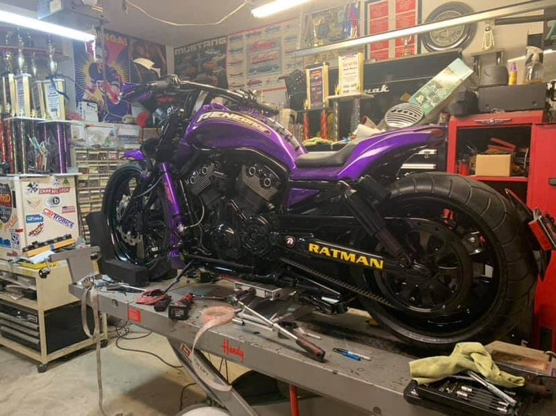 Purple Pop Pearl Motorcycle