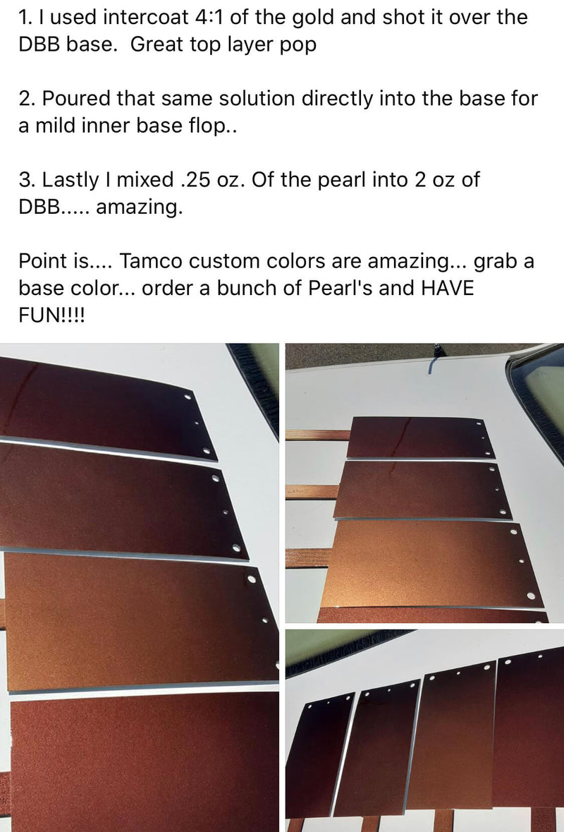  Tamco Paint  Stellar Copper Custom Color Basecoat