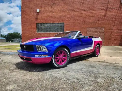 Sexy AF Pink Ford Mustang