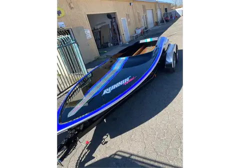 Blue Nitrous Costum Race Boats