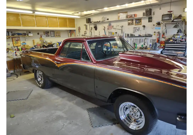 rock it red 1964 chevrolet el camino