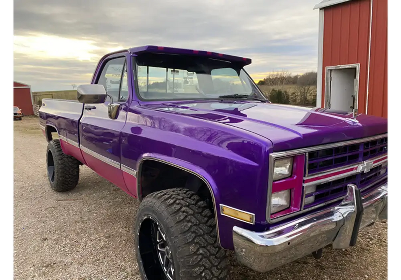 Purple Pop Pearl Chevrolet Silverado