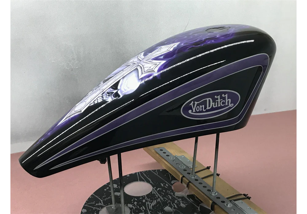 Tamco Paint motor tank Murdered Out Black