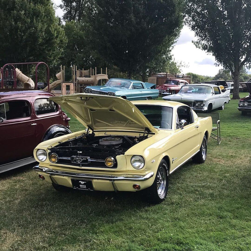 SPRINGTIME YELLOW 1966 FORD MUSTANG