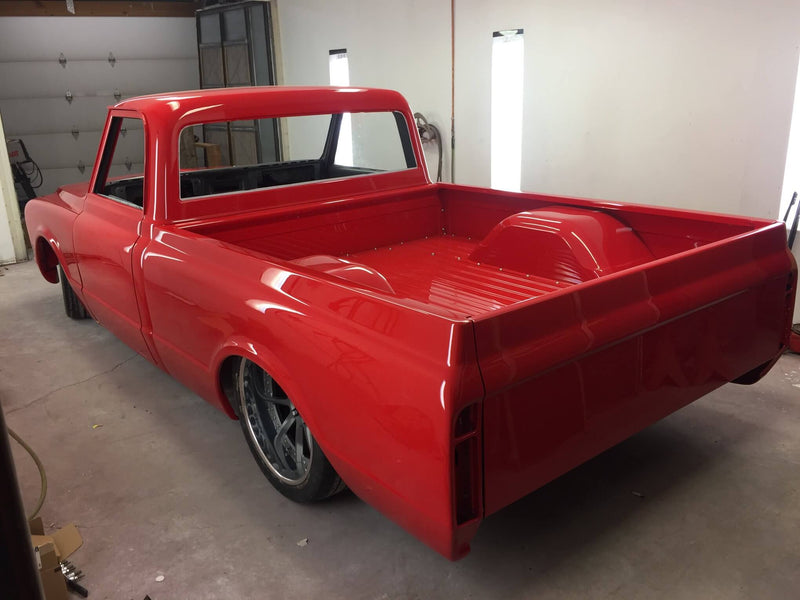 Porsche Guards Red Basecoat Chevrolet C10