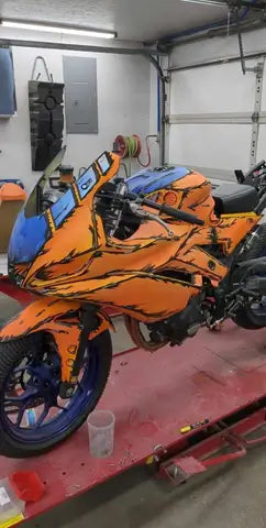 sunkist orange pearl Yamaha R15V4