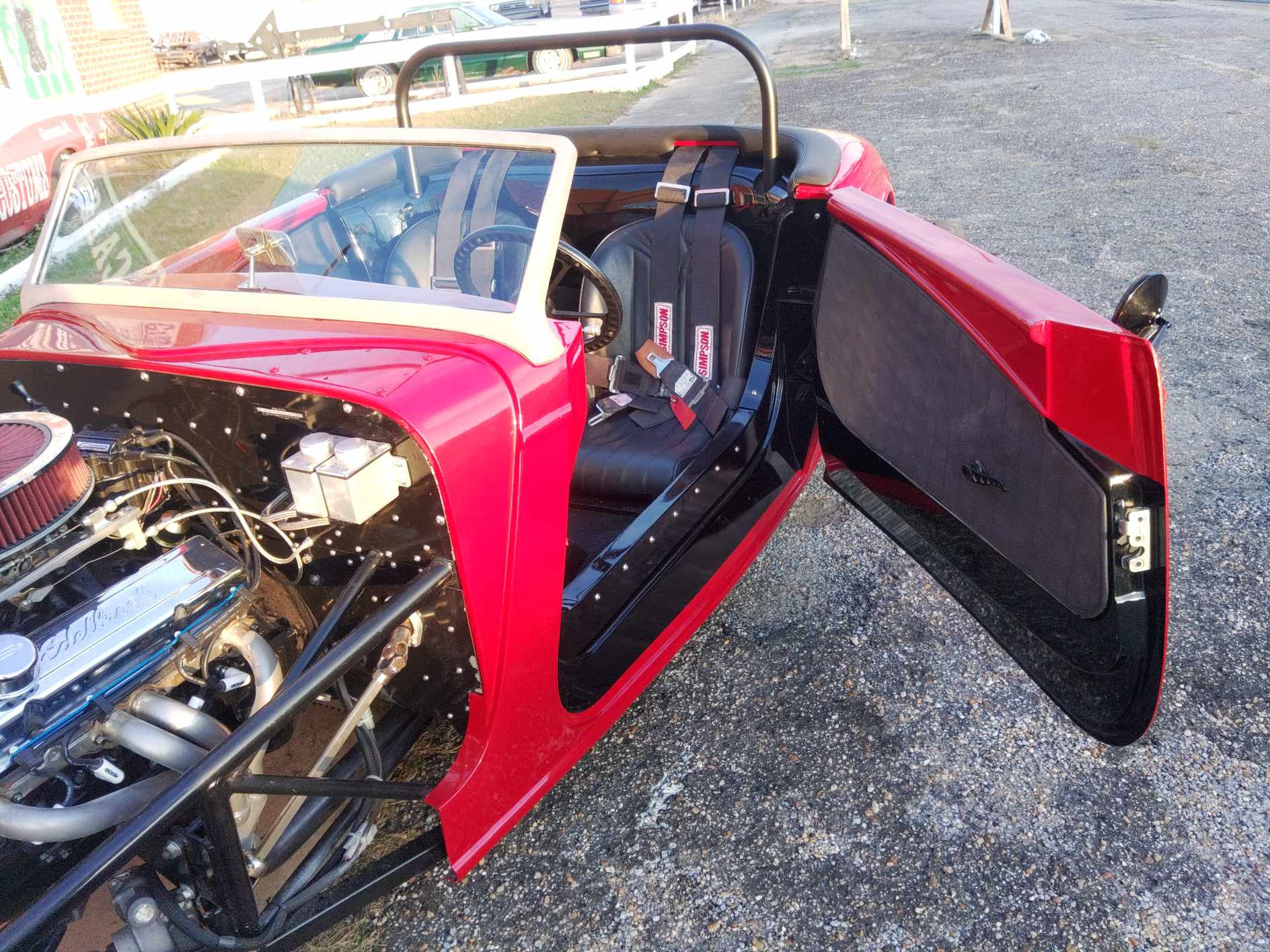 Tamco Paint Metallic 1961 Triumph TR3 A Courage Red