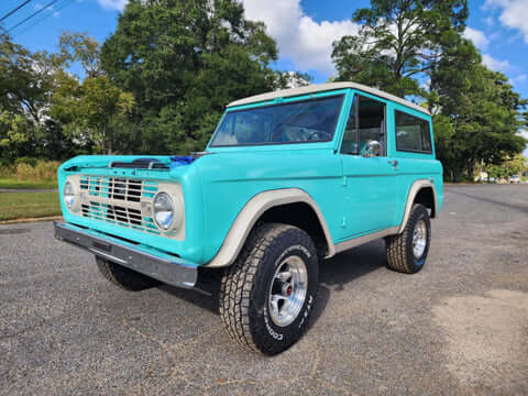 wintergreen pearl 1973 Ford Bronco