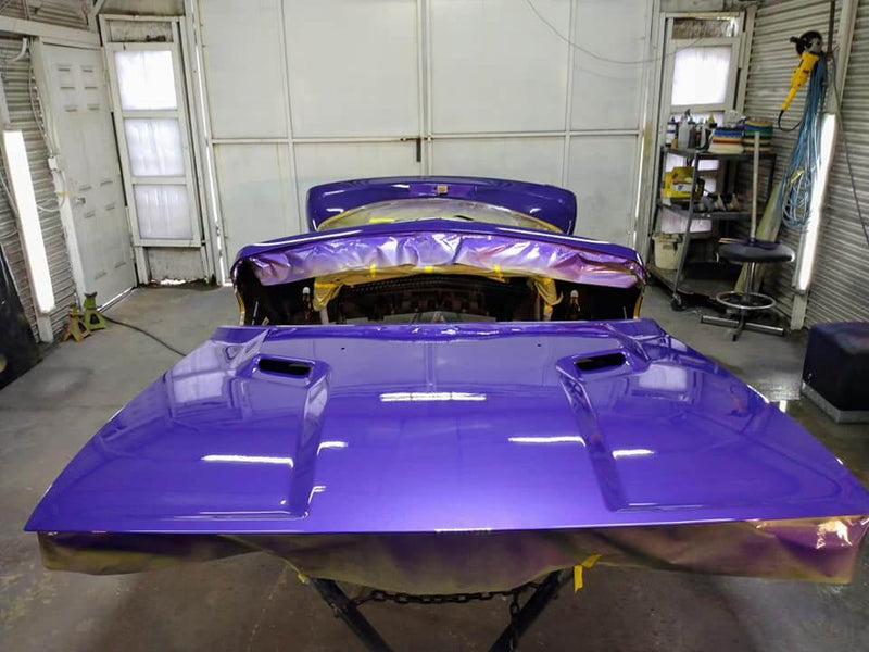 PLUM CRAZY OEM BASECOAT DODGE CHALLENGER CAR