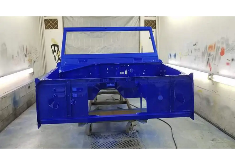 Blue Nitrous 1993 Land Rover