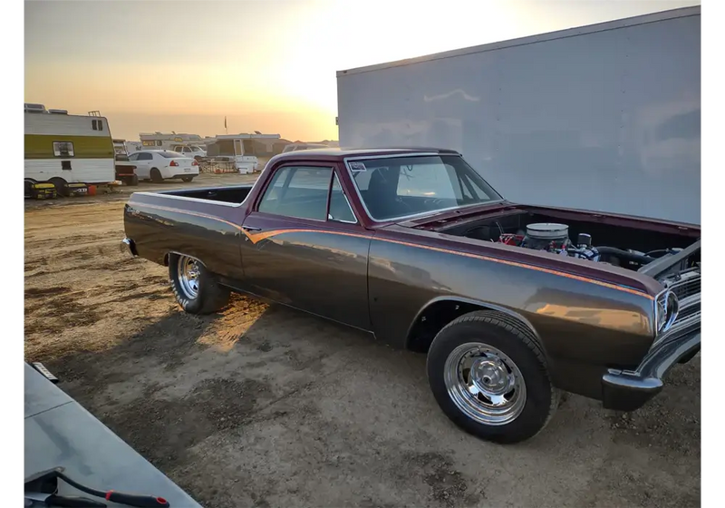 rock it red 1965 chevrolet el camino