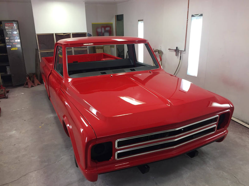 Porsche Guards Red Basecoat Chevrolet C10