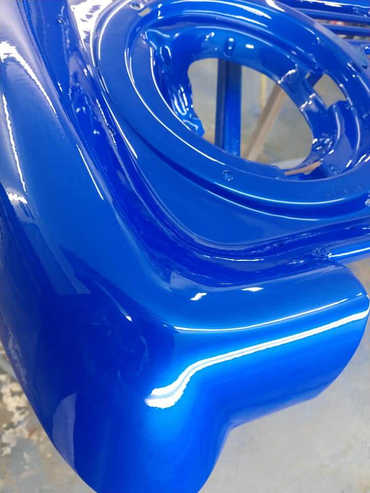 Blue Nitrous Car Part