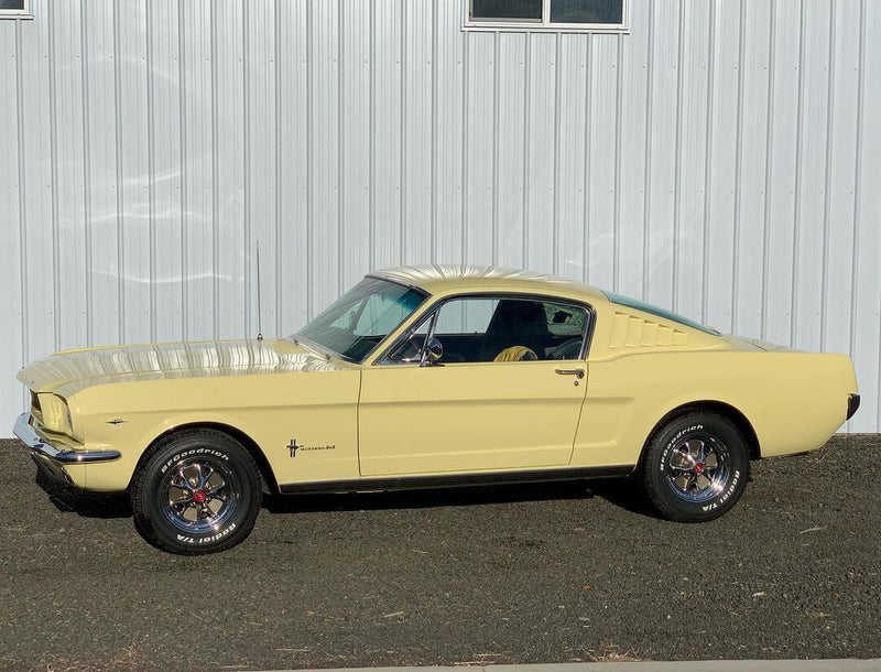 SPRINGTIME YELLOW 1966 FORD MUSTANG