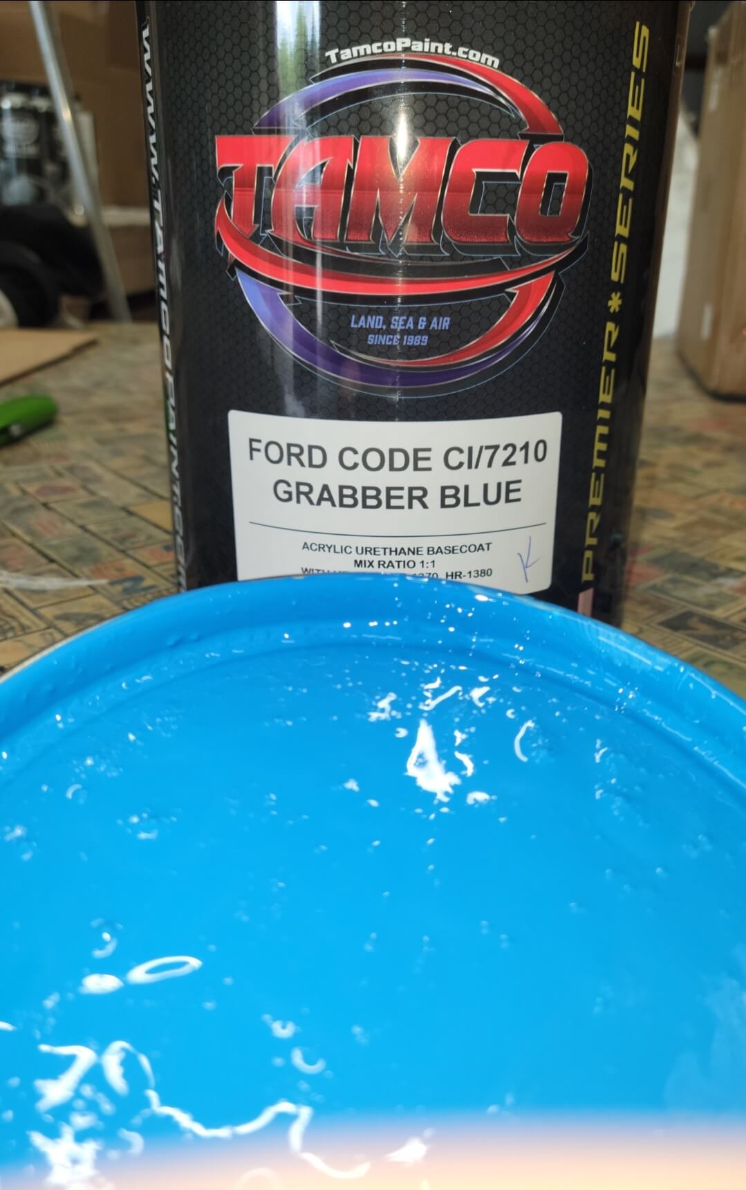 Ford Grabber Blue | CI / 7210 | 2010-2017 | OEM Basecoat