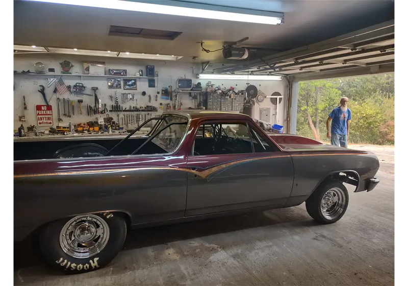 rock it red 1965 Chevy el camino