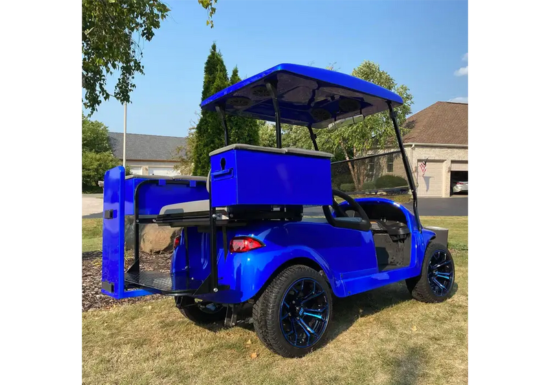 Blue Nitrous Golf Cart