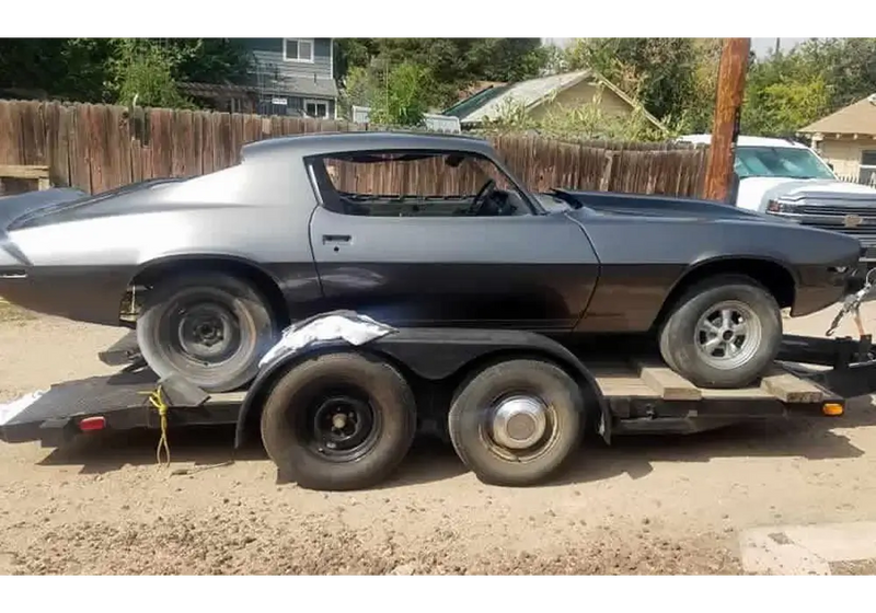 Smoke Metallic 1972 Chevrolet Camaro 