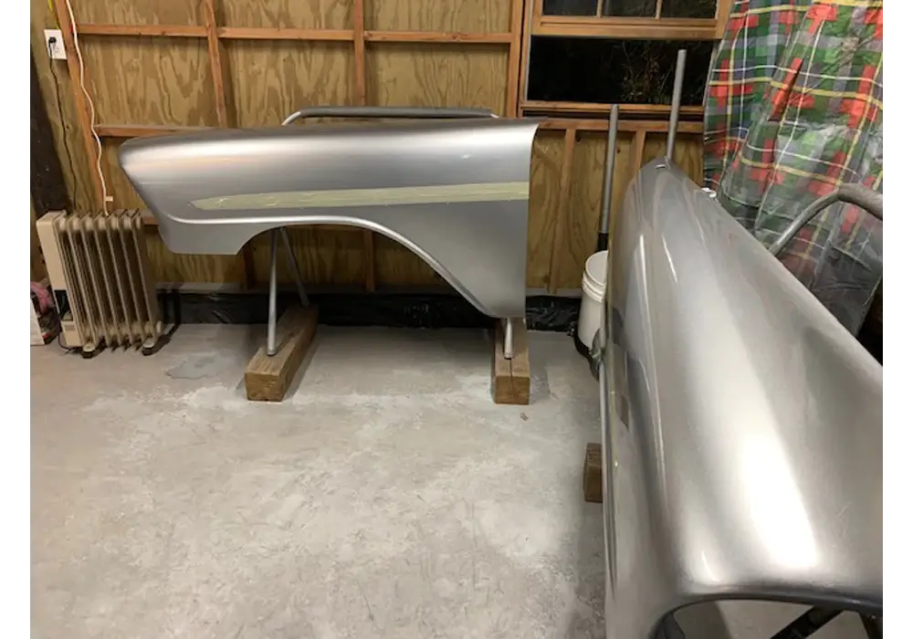 Slick Silver Metallic Car Parts