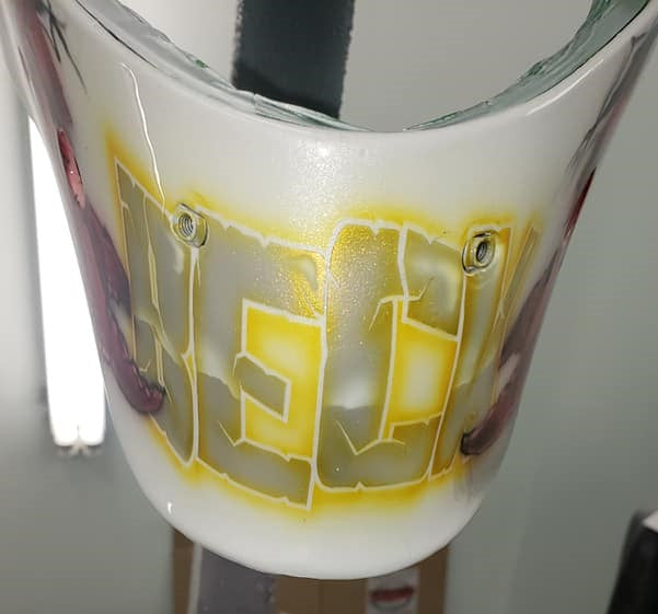 Tamco Paint Helmet Blizzard of Ozz Gold Pearl 
