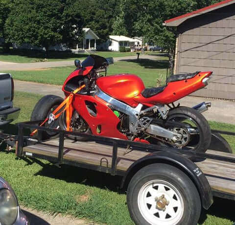 shacktop orange harley davidson