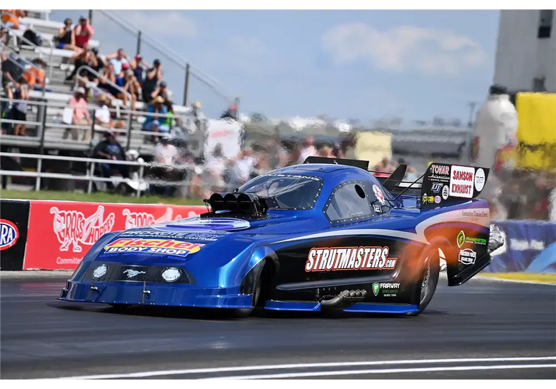 Bluetiful Custom Color C8 Vette funny car