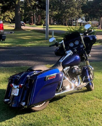 Freedom Blue Harley Davidson Street Glide