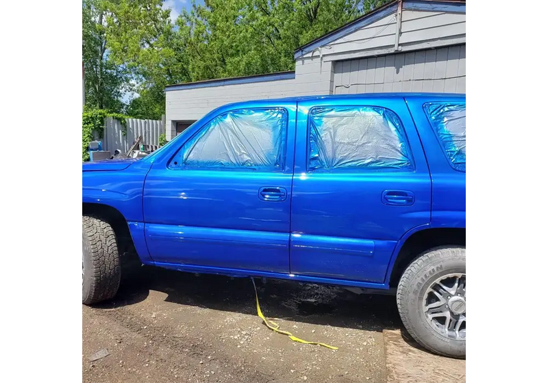 Blue Nitrous Ford Expedition