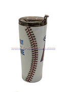 Tamco Paint customized tumbler blizzard of ozz white pearl