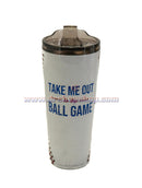 Tamco Paint customized tumbler blizzard of ozz white pearl