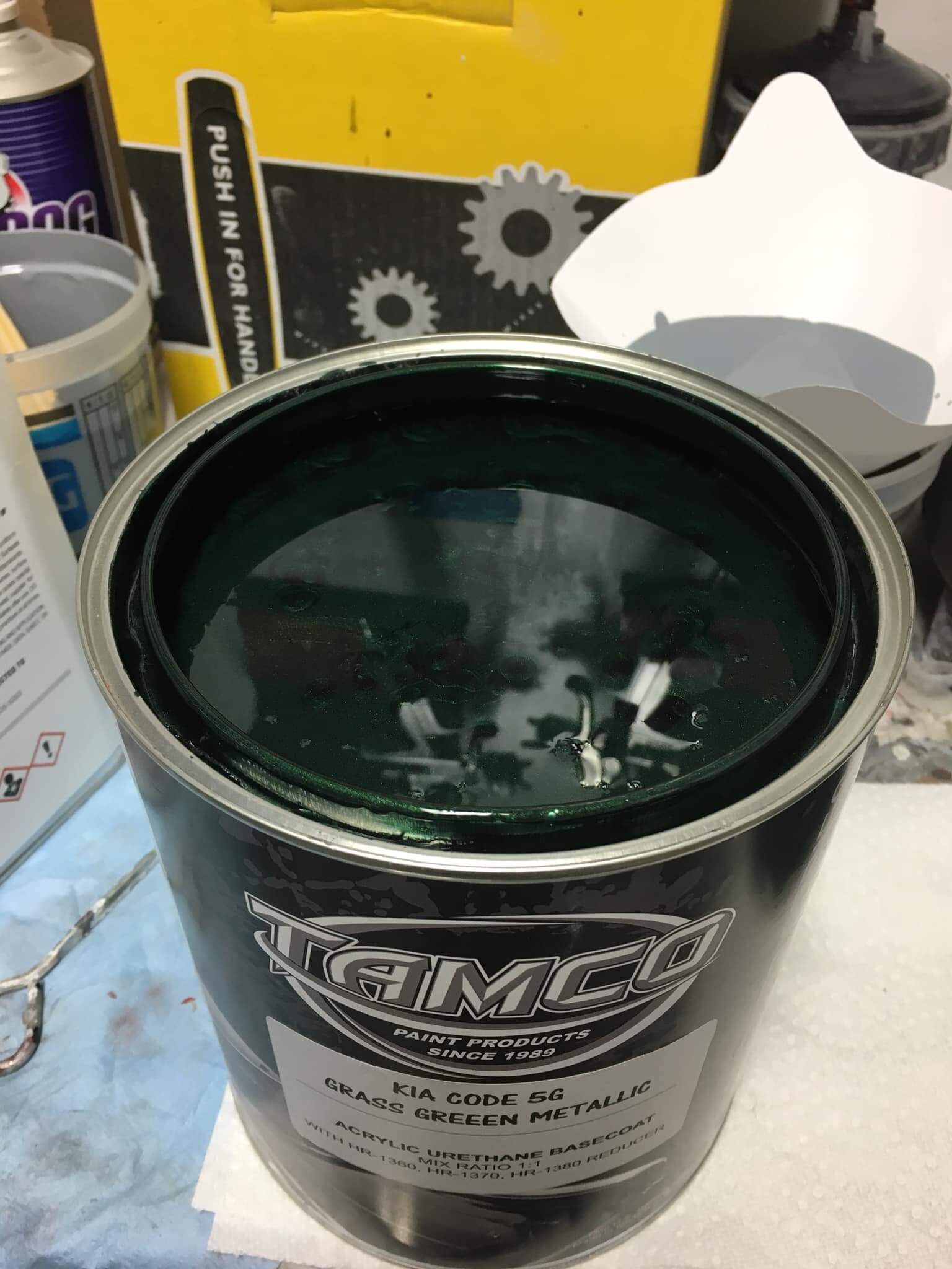 Kia Grass Green Metallic OEM Amerflint II Series Single Stage 