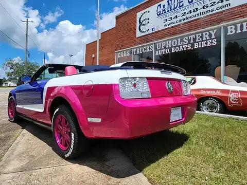 Sexy AF Pink Ford Mustang