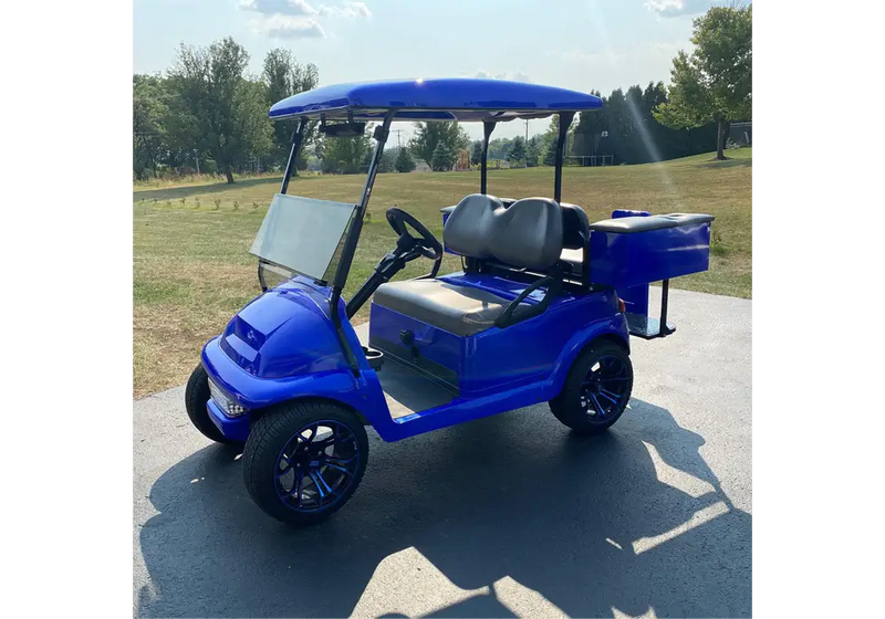 Blue Nitrous Golf Cart