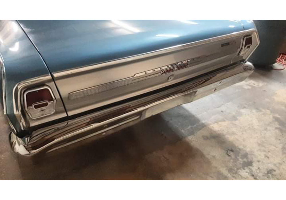 GM Nantucket Blue Poly | D / 3560 | 1967 | OEM High Impact Single Stag