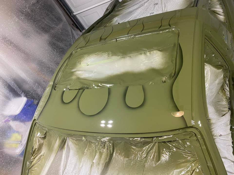 NISSAN 180SX NATO OLIVE OEM BASECOAT