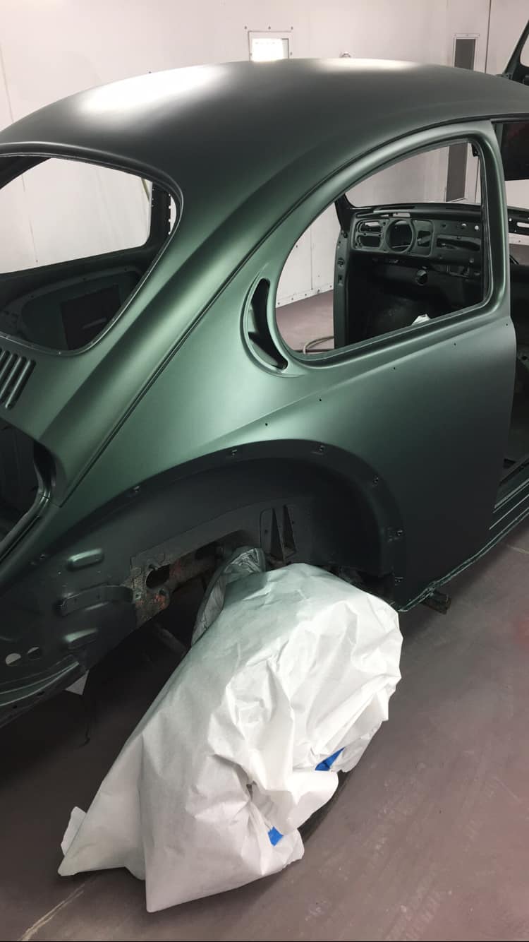 Kia Grass Green Metallic 1993 Volkswagen beetle OEM Amerflint II Series Single Stage 