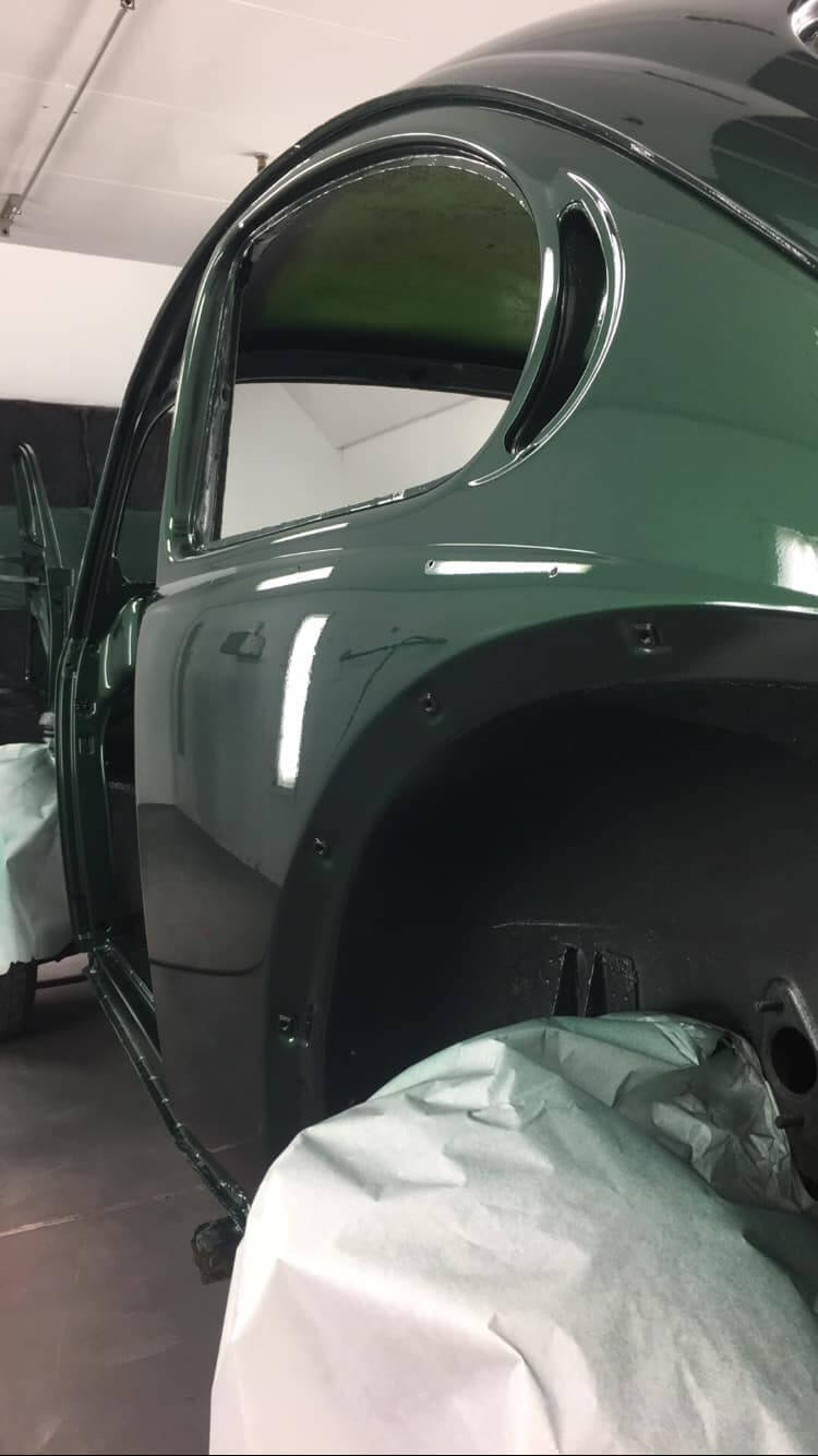Kia Grass Green Metallic 1993 Volkswagen beetle OEM Amerflint II Series Single Stage 