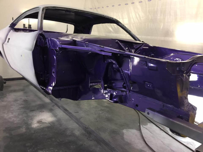 PLUM CRAZY OEM BASECOAT DODGE CHALLENGER CAR