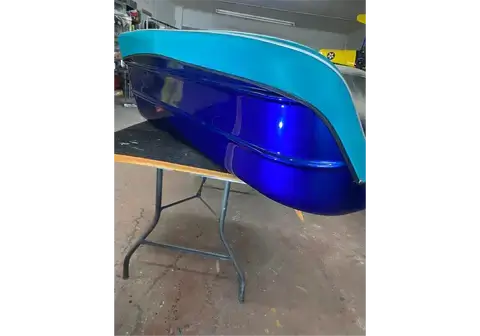 Blue Nitrous  Boat Part