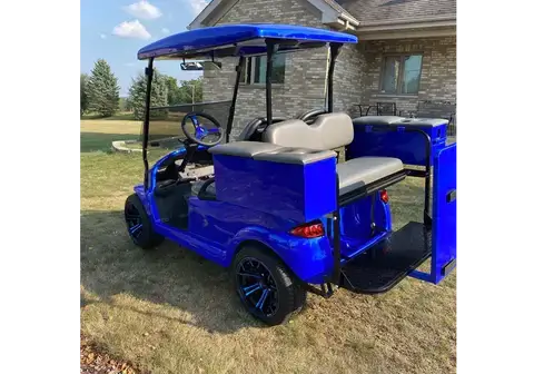 Blue Nitrous  Golf cart