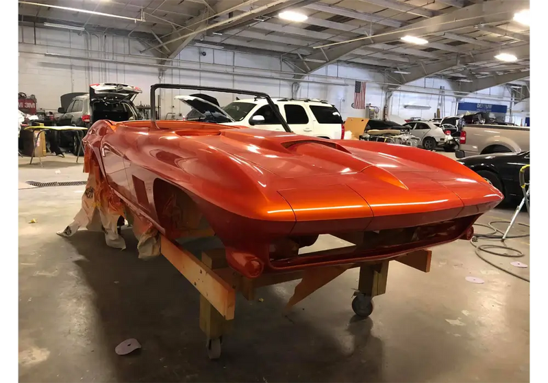 shacktop orange corvette 62