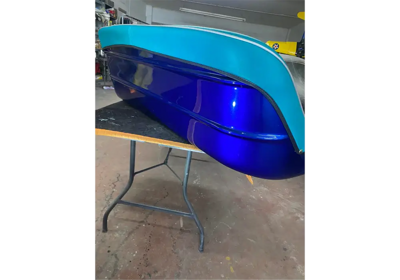 Blue Nitrous  Boat Part