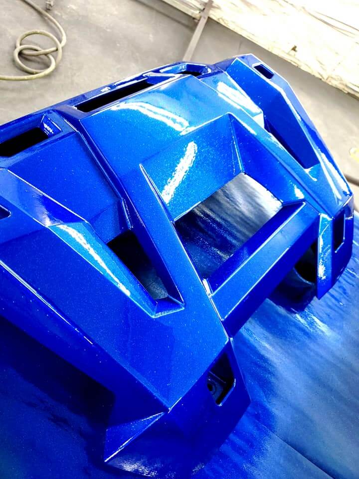 Blue Nitrous Car parts