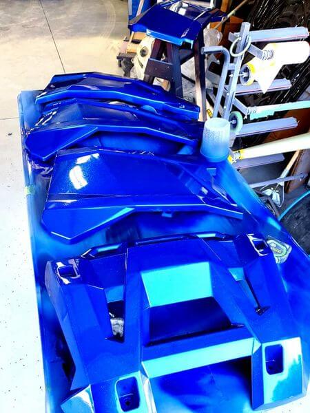 Blue Nitrous Car parts