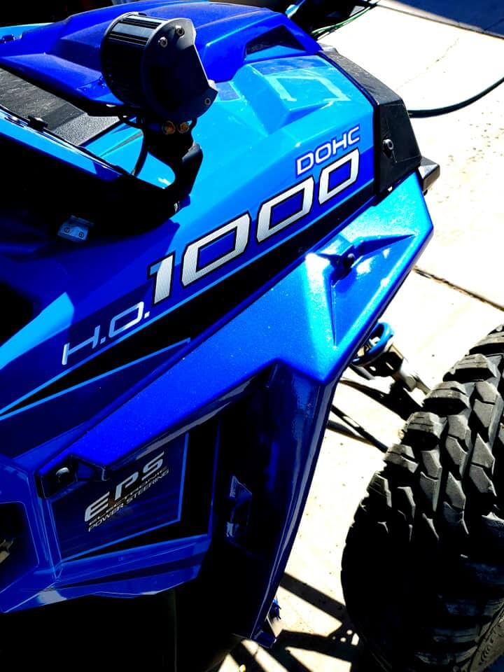 Blue Nitrous 2015 Polaris RZR XP 1000 